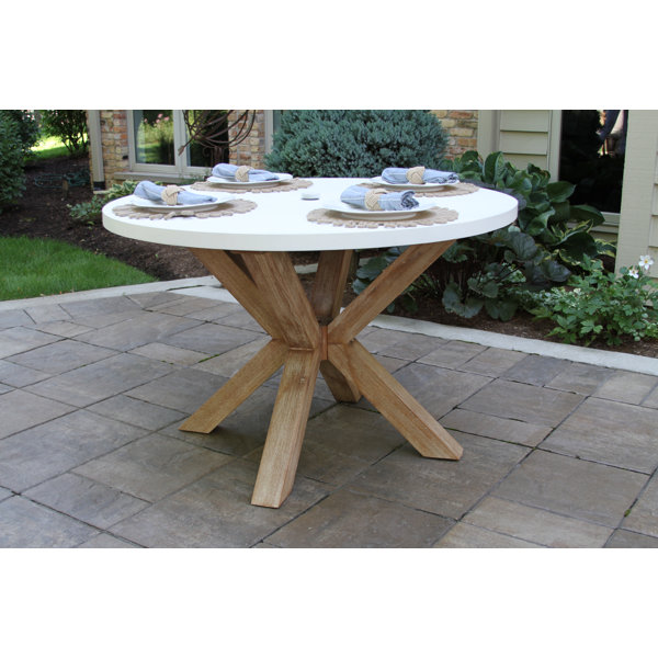 Fleur Concrete Outdoor Dining Table & Reviews Birch Lane